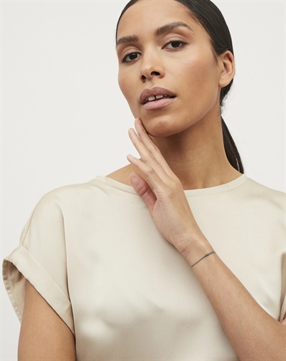  Ellette Satin Bluse - Vila
